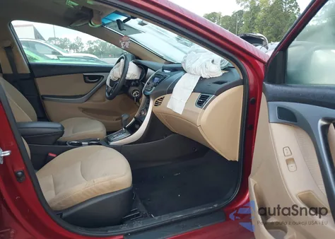 2013 Hyundai Elantra Gls z USA, uszkodzony, nr VIN 5NPDH4AE3DH258677